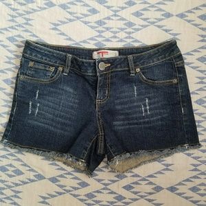 T Five denim shorts